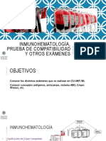 Inmunohematología, Prueba de Compatibilidad y Otros Exámenes