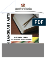 ELA Specimen Items 2019 Final PDF