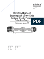 Planetary Rigid and Steering Axle Wheel Ends: Cantilever-Mounted Planetary Pinion Shaft Design