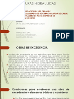 12 °obras de Excedencia Estructuras Hidraulicas