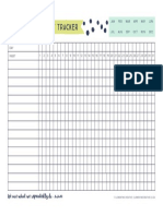 Habit Tracker A4 PDF