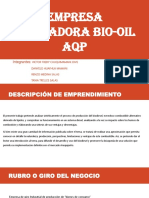 Empresa Innovadora Bio-Oil Aqp