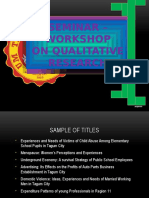 Qualitative Study - PPT New 11