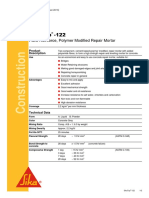 Sikatop - 122: Fibre Reinforce, Polymer Modified Repair Mortar