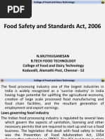 Food Safety and Standards Act, 2006 Final