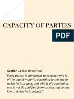 Agreements of Persons Disqualified by Law