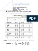 Calcul Du Temps de Refroidissement