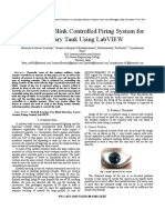 Eyeball and Blink Controlled Firing System For Military Tank Using LabVIEW