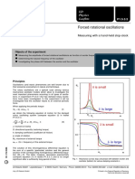 Mechanics: Forced Rotational Oscillations