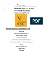 Informe de Prácticas Profesionales Sedalib Juanupn