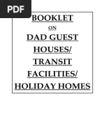 Booklet On DAD Guest House - Transit Facilities PDF