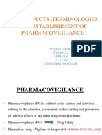 Pharmacovigilance Introduction and Terminologies