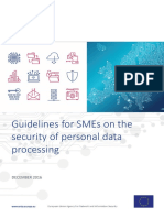 Guidelines For Smes On The Security of Personal Data Processing