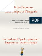 5-1 - Bilan Clinique Et D'imagerie de La Coiffe Des Rotateurs