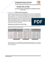 Informe Final de Obra