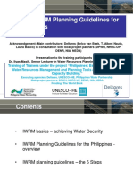 Proposed IWRM Planning Guidelines For The Philippines