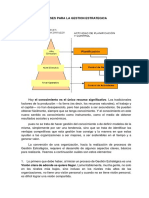 Bases para La Gestion Estrategica