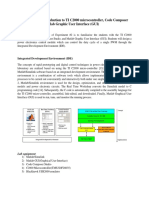 Experiment #2 - Introduction To TI C2000 Microcontroller, Code Composer Studio (CCS) and Matlab Graphic User Interface (GUI)