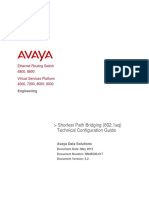 Shortest Path Bridging (802.1aq) Technical Configuration Guide