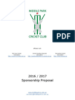 Cricket Sponsorship PDF