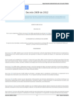 Decreto 2609 de 2012