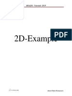 2D-Example: ABAQUS - Tutorial-2019