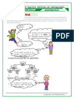 Clasificacion de La Materia para Primero de Secundaria