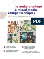 4 Free Mixed Media Collage Techniques: How To Make A Collage