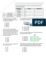 Examen Trimestral Sexto Grado 2018-2019