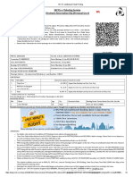 WL WL: Irctcs E-Ticketing Service Electronic Reservation Slip (Personal User)