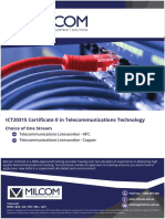 MILCOM ICT20315 - Certificate II in Telecommunications Technology