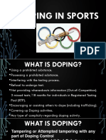 CH 7 - Doping in Sports