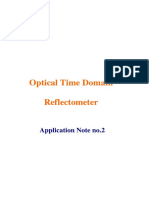 Optical Time Domain Reflectometer: Application Note No.2