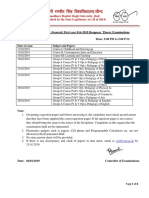 Date Sheet B.ed. M.ed. B.ed SPL M.ed SPL PGDRP D.P.ed. B.P.ed. B.P.es. M.P.es. and BA-B.sc.-B.ed Integrated Feb-2019 Examinations