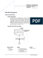 Software Verification: AISC-360-10 Example 001