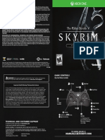 Manual Game: The Elder Scrolls: Skyrim - Xbox One