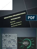 Industrial Organizational Psychology REPORT CIT