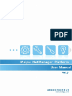 Maipu NetManager Platform User Manual V6.0