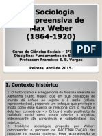 A Sociologia Compreensiva de Max Weber