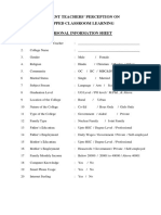 Students' Perception On Flipped Classroom Instruction