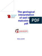 The Geological Interpretation of Well Logs Malcolm Rider PDF