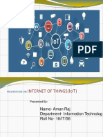 Internet of Things Iota Seminar PPT by Mohan Kumar G 160122172302