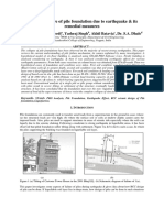 Study of Failure of Pile Foundation Due To Earthquake & Its Remedial Measures