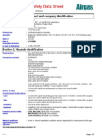 Material Safety Data Sheet: Section 1. Chemical Product and Company Identification