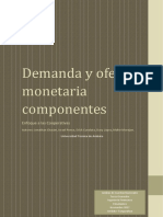 Demanda y Oferta Monetaria Componentes