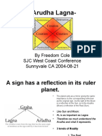 Arudha Lagna-: by Freedom Cole SJC West Coast Conference Sunnyvale CA 2004-08-21