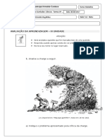 AVALIAÇÃO 6º Ciencias III Unidade