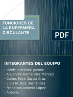 Funciones de La Enfermera Circulante