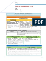 Sesiones de Aprendizaje