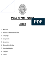 School of Open Learning: Library